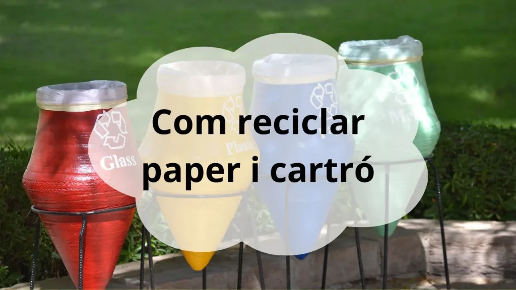 Com reciclar paper i cartró