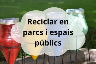 reciclar en espais públics