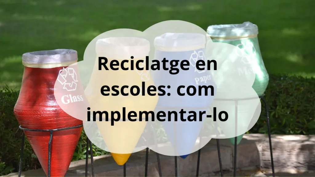 Reciclatge en escoles: com implementar-lo